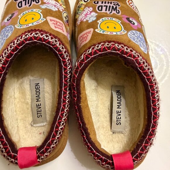 Cozy Faux Fur Lined Slippers Slip-On Shoes Steve Madden – Size 7.5 - Picture 7 of 9